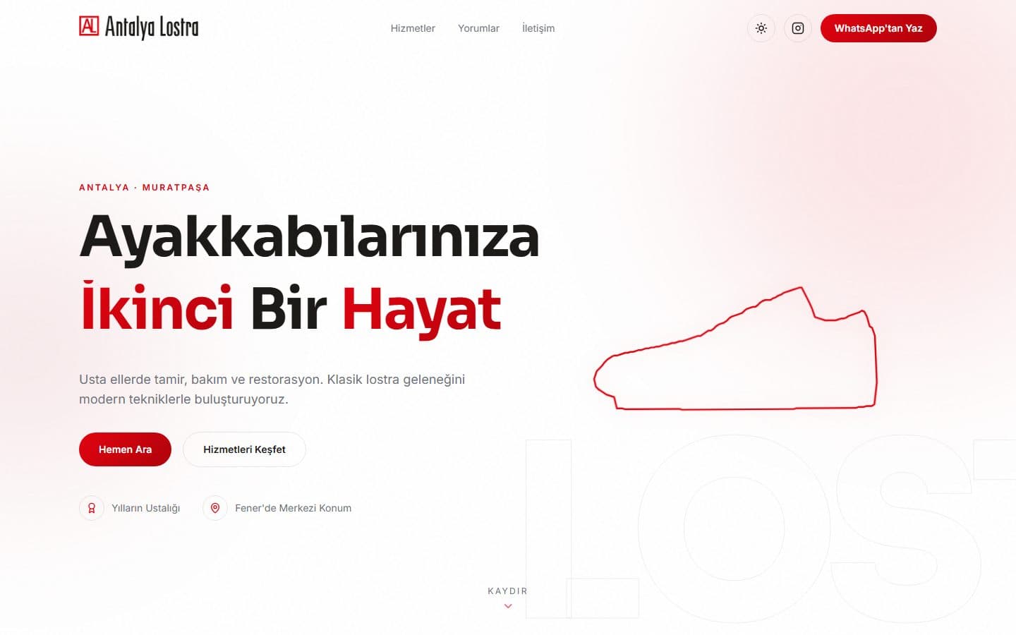 Antalya Lostra sitesi, masaüstü
