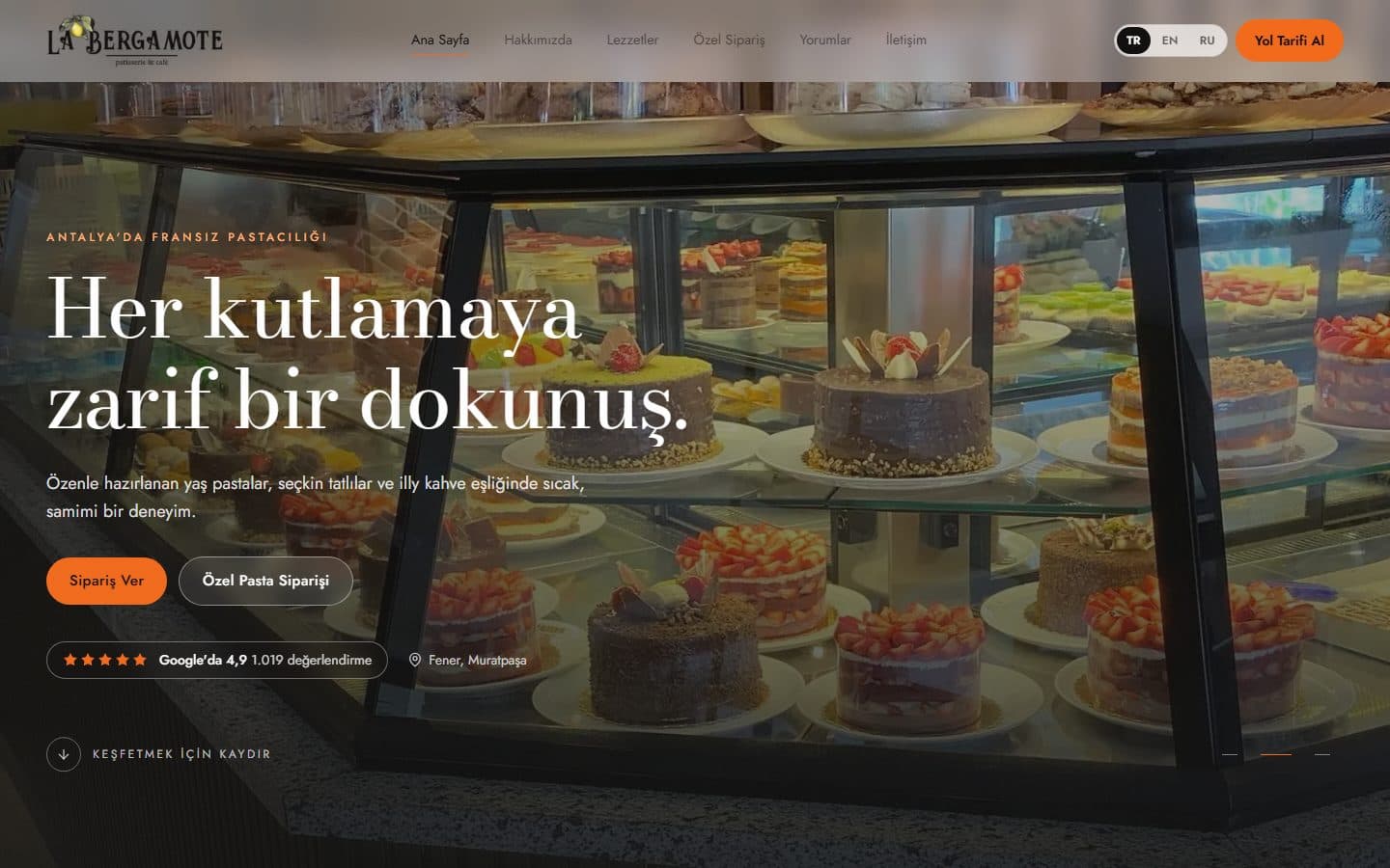 La Bergamote sitesi, masaüstü